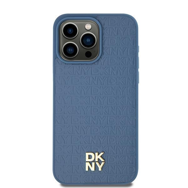 DKNY odinis MagSafe dėklas iPhone 15/14/13 – mėlynas