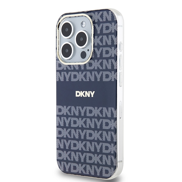DKNY MagSafe dėklas iPhone 15 Pro Max – mėlynas
