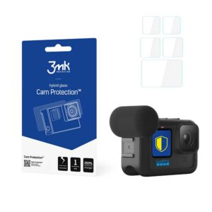 3mk Cam Protection apsauginis stiklas, skirtas GoPro Hero 9 / 10 / 11
