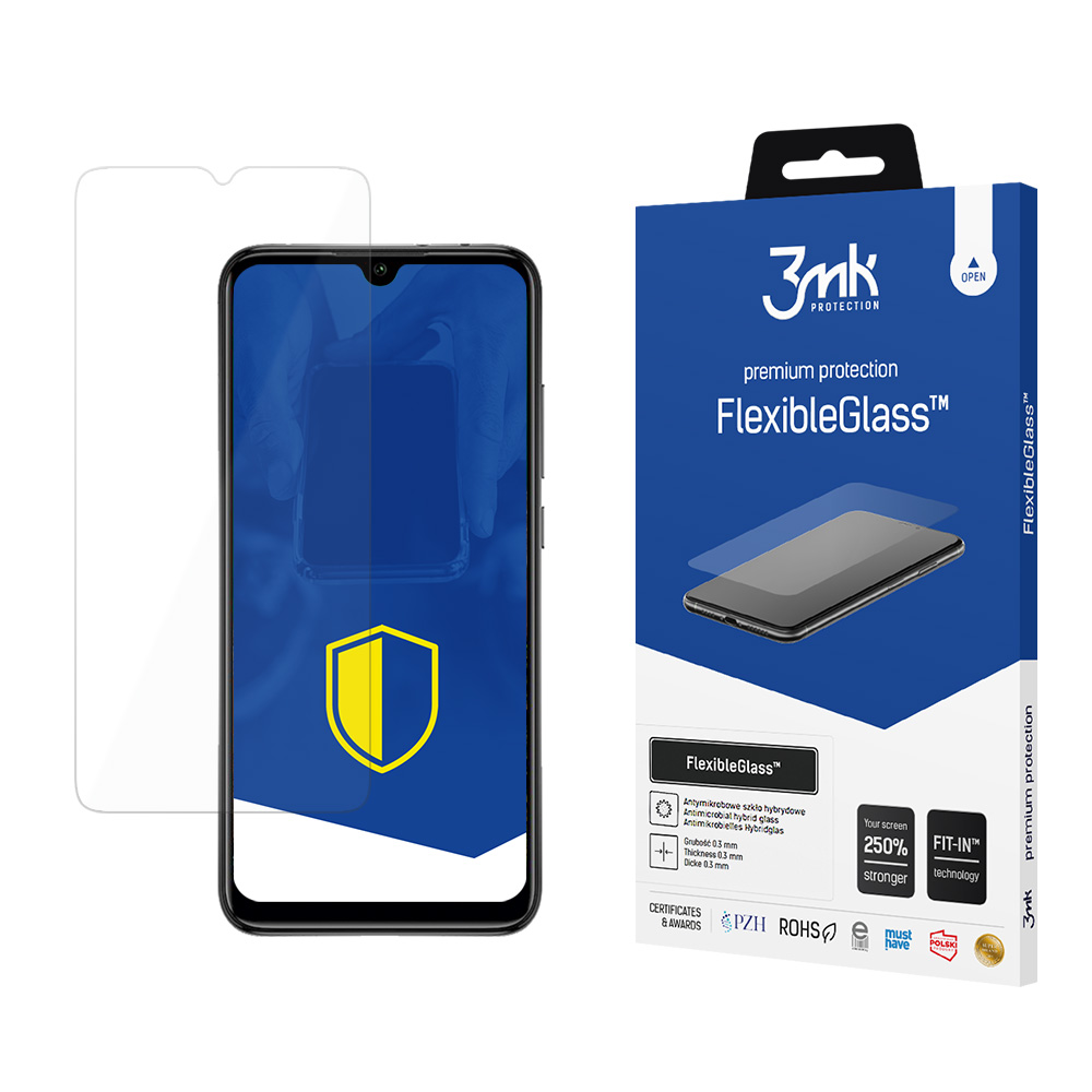 3mk FlexibleGlass™ hibridinis stiklas ant Xiaomi Redmi 9