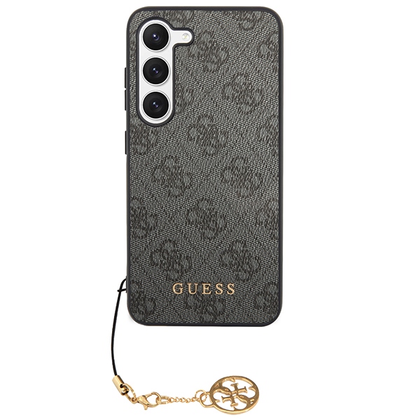 Guess 4G Charms dėklas Samsung Galaxy A35 – juodas