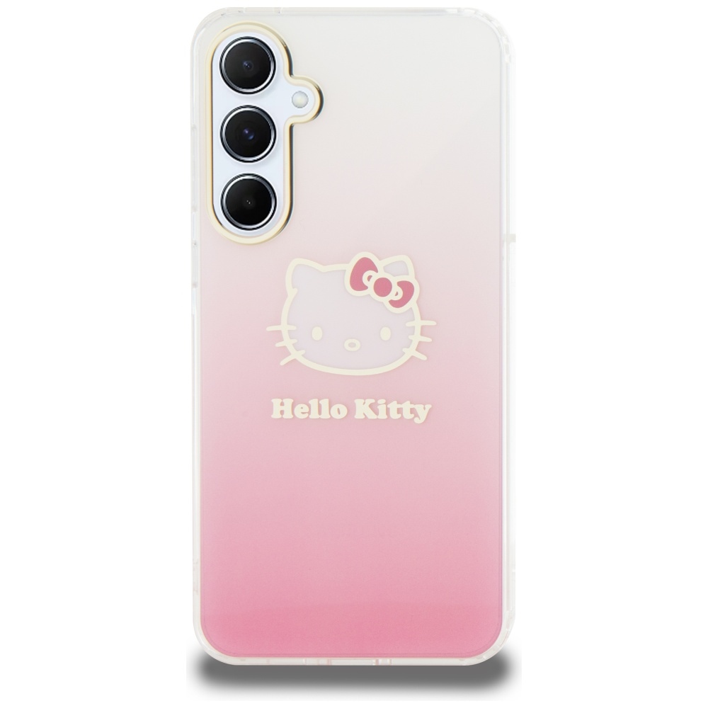 Hello Kitty IML Gradient dėklas Samsung Galaxy A55 – rožinis