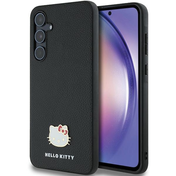 Hello Kitty Metal Kitty Head dėklas Samsung Galaxy A55 – juodas