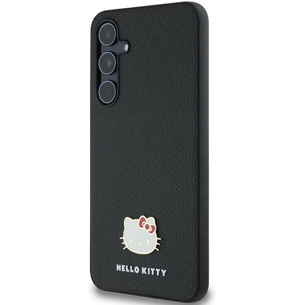 Hello Kitty Metal Kitty Head dėklas Samsung Galaxy A55 – juodas