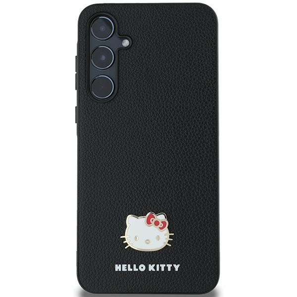 Hello Kitty Metal Kitty Head dėklas Samsung Galaxy A55 – juodas
