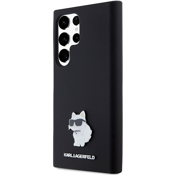 Karl Lagerfeld silikoninis dėklas Samsung Galaxy S24 Ultra – juodas
