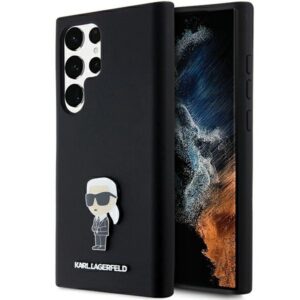 Karl Lagerfeld silikoninis dėklas Samsung Galaxy S24 Ultra – juodas