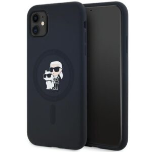 Karl Lagerfeld MagSafe dėklas iPhone 11/XR – juodas