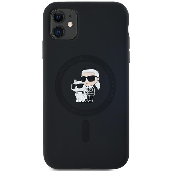 Karl Lagerfeld MagSafe dėklas iPhone 11/XR – juodas