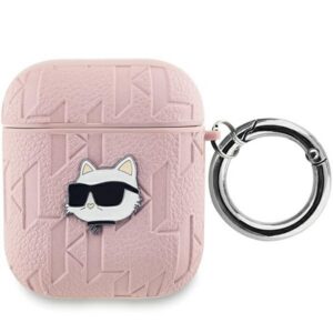 Karl Lagerfeld dėklas AirPods 1/2 – rožinis