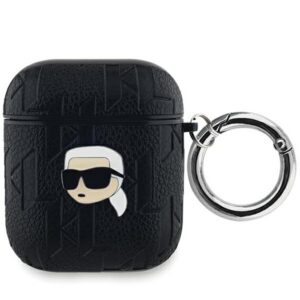 Karl Lagerfeld Karl Head dėklas AirPods 1/2 – juodas