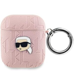 Karl Lagerfeld dėklas AirPods 1/2 – rožinis