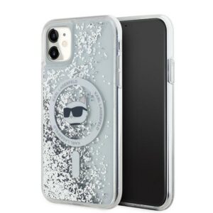 Karl Lagerfeld Liquid Glitter MagSafe dėklas iPhone 11/XR