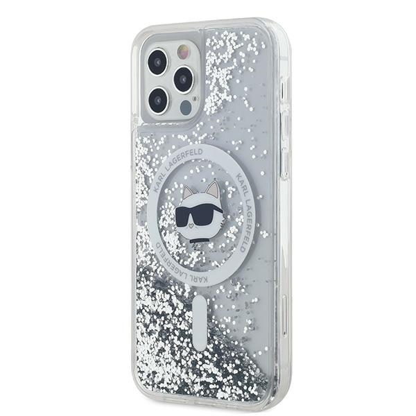 Karl Lagerfeld MagSafe dėklas iPhone 12/12 Pro – skaidrus