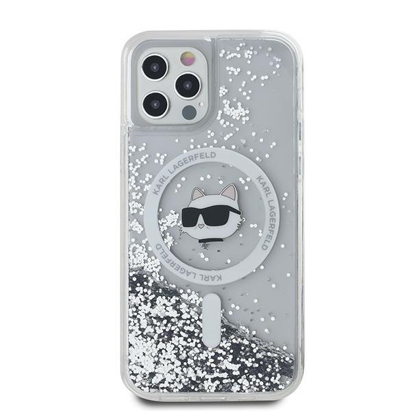 Karl Lagerfeld MagSafe dėklas iPhone 12/12 Pro – skaidrus