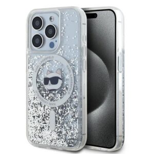 Karl Lagerfeld MagSafe dėklas iPhone 14 Pro – skaidrus