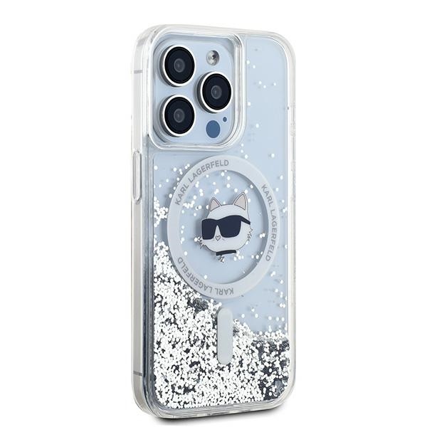 Karl Lagerfeld MagSafe dėklas iPhone 14 Pro – skaidrus