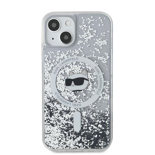 Karl Lagerfeld MagSafe dėklas iPhone 14/15/13 – skaidrus