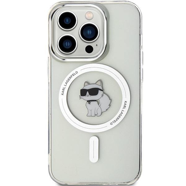 Karl Lagerfeld MagSafe dėklas iPhone 14 Pro Max – skaidrus