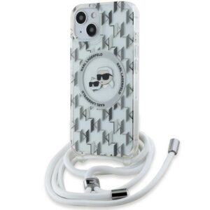 Karl Lagerfeld MagSafe dėklas iPhone 15/14/13 – skaidrus