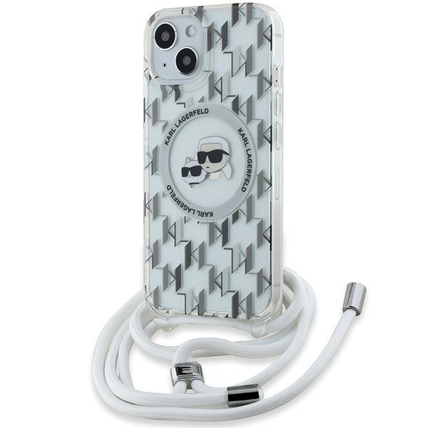 Karl Lagerfeld MagSafe dėklas iPhone 15/14/13 – skaidrus