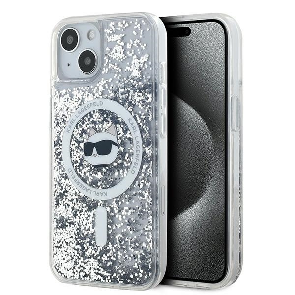 Karl Lagerfeld MagSafe dėklas iPhone 15/14/13 – skaidrus