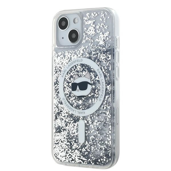 Karl Lagerfeld MagSafe dėklas iPhone 15/14/13 – skaidrus