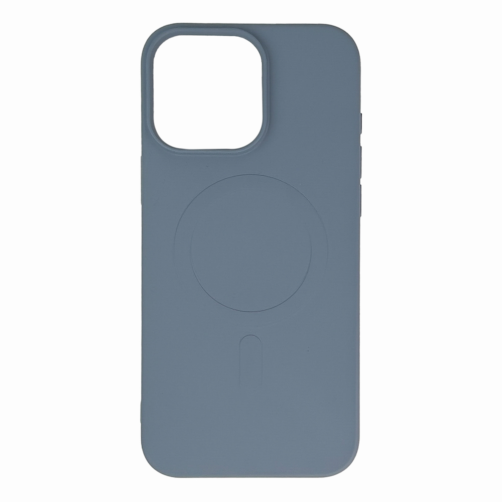 MagSafe silikoninis dėklas iPhone 16 Pro Max – pilkas