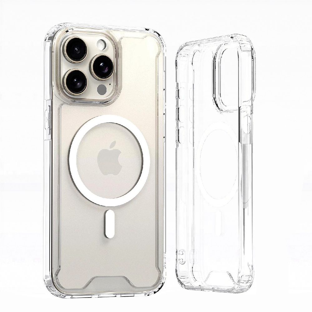 Skaidrus MagSafe dėklas iPhone 16 Plus