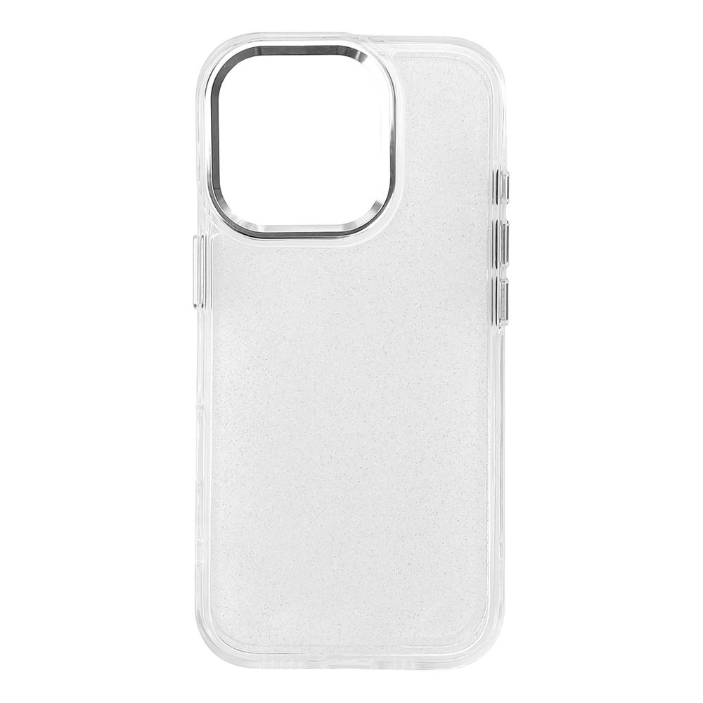 Skaidrus dėklas iPhone 16 Pro su blizgučiais