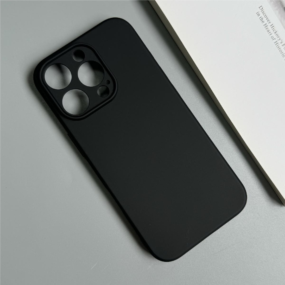 Plonas TPU dėklas iPhone 16 Pro – juodas