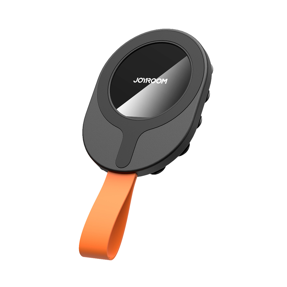 Joyroom magnetinis laikiklis JR-ZS393-S su siurbtukais 4.7-7" telefonui, juodas ir oranžinis