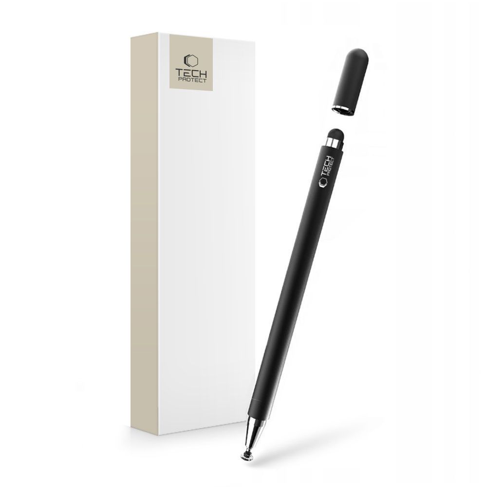 Jutiklinis rašiklis Tech-Protect Magnet Stylus Pen, juodas