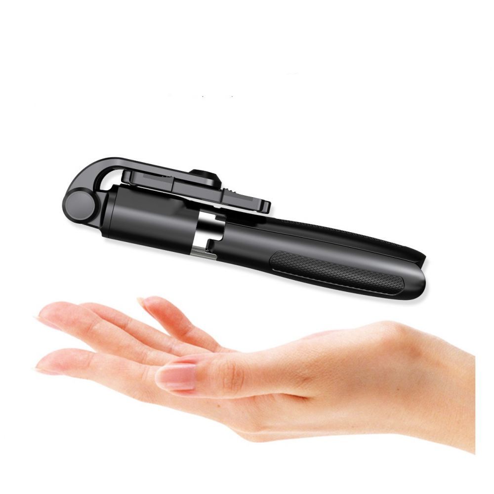 Selfie lazda Tech-Protect L01S Bluetooth su trikoju, juoda