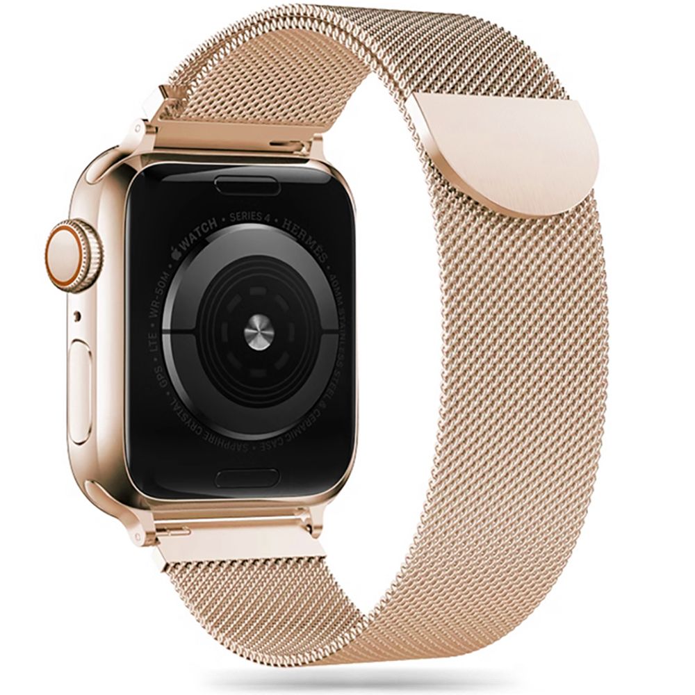 Dirželis Tech-Protect Milanese Band Apple Watch 8 / 9 / 10 / 11 / SE / Ultra (44 / 45 / 46 / 49 mm), aukso