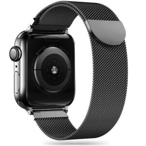 Dirželis Tech-Protect Milanese Band Apple Watch 8 / 9 / 10 / 11 / SE / Ultra (44 / 45 / 46 / 49 mm) Juoda