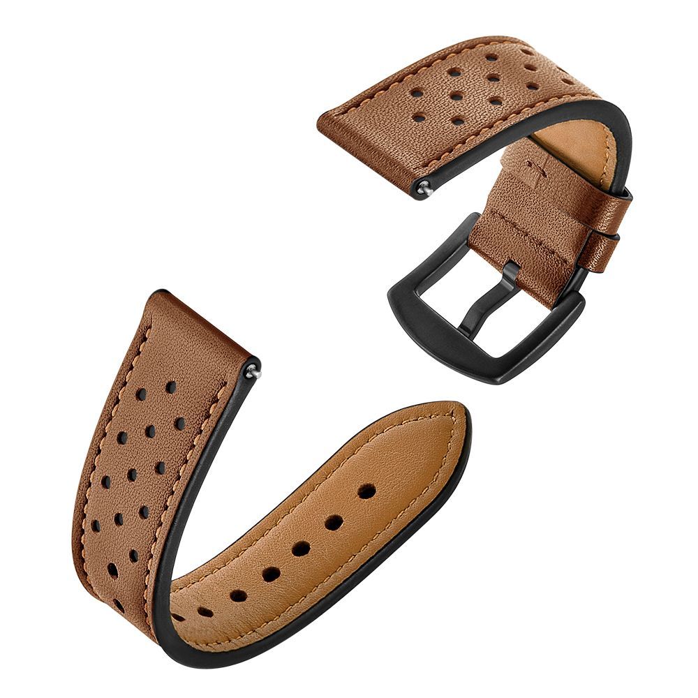 Dirželis Tech-Protect Leather Samsung Galaxy Watch 4 / 5 / 5 Pro / 6 / 7 / FE Brown