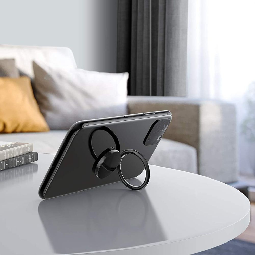 Laikiklis Tech-Protect Magnetic Phone Ring, juodas