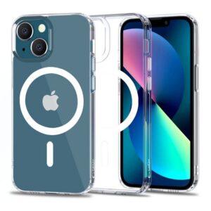 Dėklas Tech-Protect Magmat MagSafe iPhone 13 Mini Skaidrus