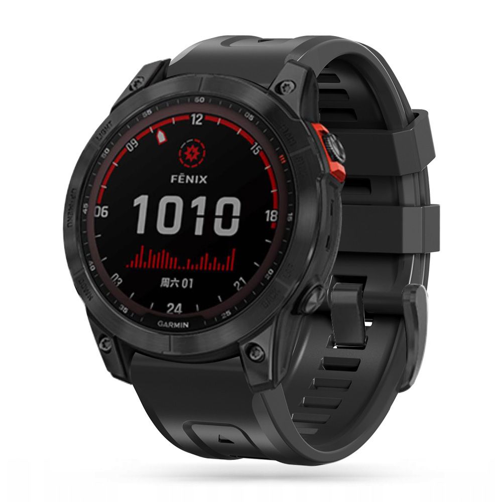Dirželis Tech-Protect IconBand Garmin Fenix 5 / 6 / 6 Pro / 7 / 8 / 8 Pro (47 mm) / E, juodas