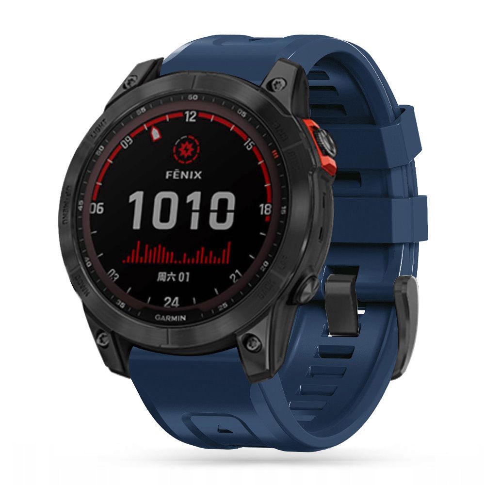 Dirželis Tech-Protect IconBand Garmin Fenix 5 / 6 / 6 Pro / 7 / 8 / 8 Pro (47 mm) / E, tamsiai mėlynas
