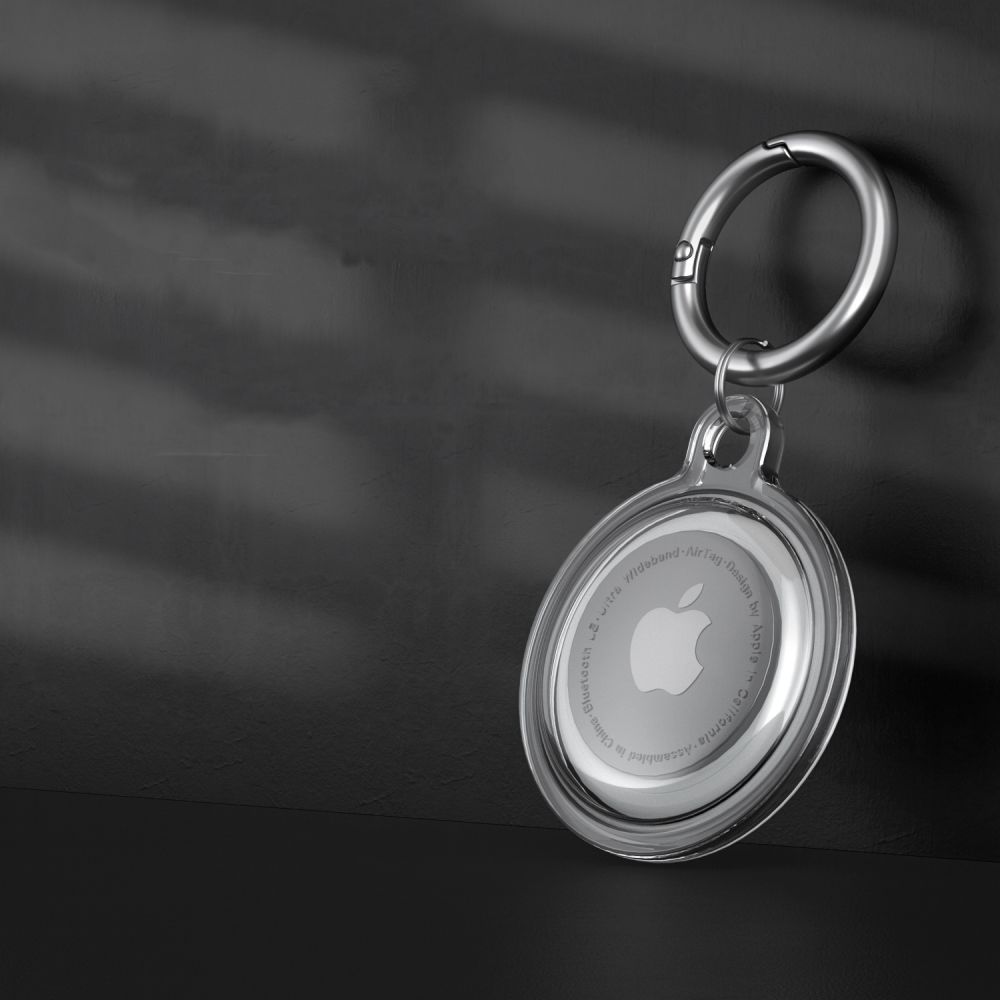 Dėklas Tech-Protect Icon Apple AirTag 1/2, skaidrus