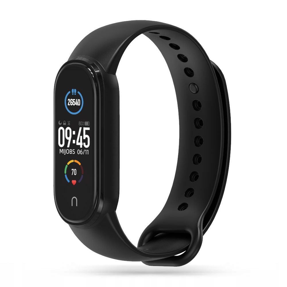 Dirželis Tech-Protect IconBand Xiaomi Mi Smart Band 5 / 6 / 7 / NFC Juoda