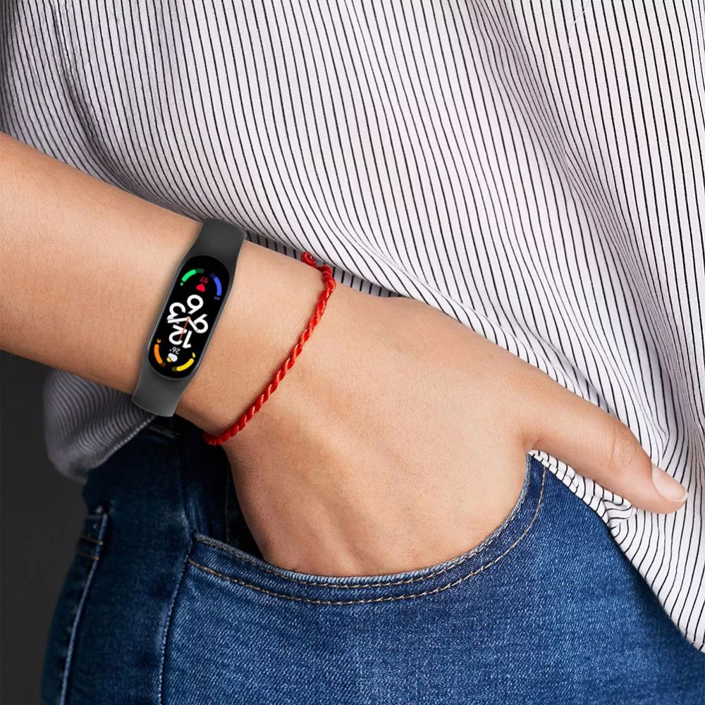 Dirželis Tech-Protect IconBand Xiaomi Mi Smart Band 5 / 6 / 7 / NFC Juoda