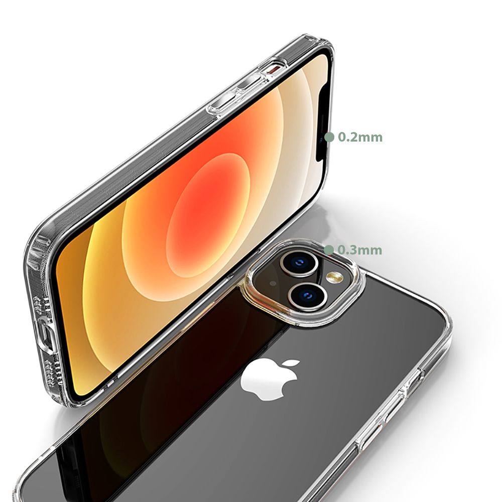 Dėklas Tech-Protect Flexair Hybrid iPhone 13, skaidrus