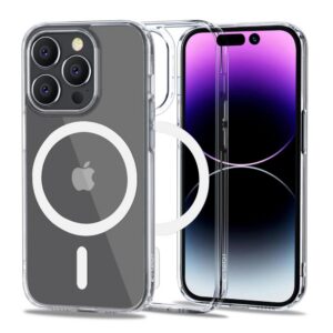 Dėklas Tech-Protect Flexair Hybrid MagSafe iPhone 14 Pro, skaidrus