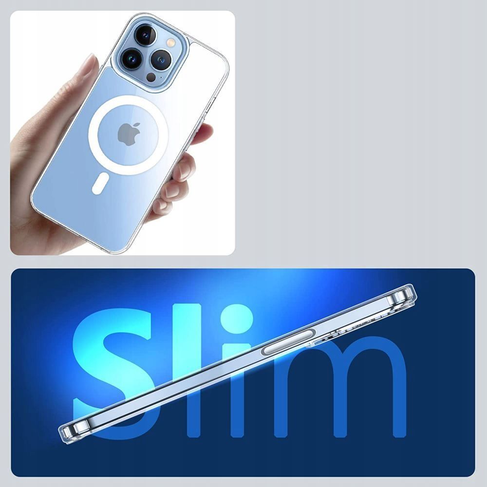 Dėklas Tech-Protect Flexair Hybrid MagSafe iPhone 14 Pro Max, skaidrus