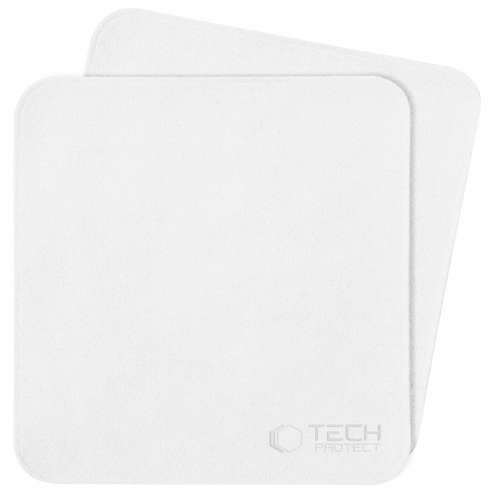 Ekranų valymo šluostė Tech-Protect Polishing Cloth, 2 vnt., pilka