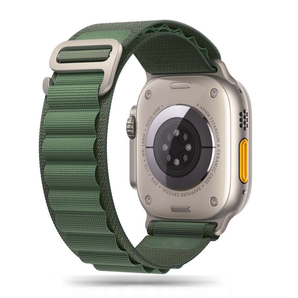 Dirželis Tech-Protect Nylon Pro Apple Watch 8 / 9 / 10 / 11 / SE / Ultra (44 / 45 / 46 / 49 mm), karine zalia