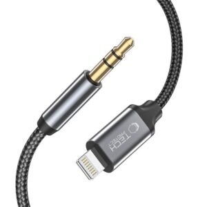 Adapteris Tech-Protect UltraBoost Lightning to AUX 3.5mm 100cm